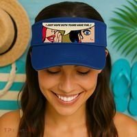 Wo Whispering I Just Hope Both Teams Have Fun Pop Art Cool Gift Visor thumb 2