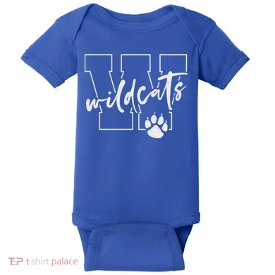 Wildcats Baby Bodysuit