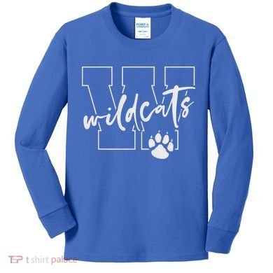 Wildcats Kids Long Sleeve Shirt