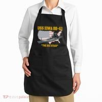 World War Ii Warship Uss Iowa & Ww2 Bb61 Battleship Veteran Apron thumb 2