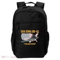 World War Ii Warship Uss Iowa & Ww2 Bb61 Battleship Veteran Backpack thumb 0