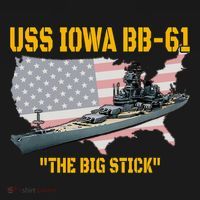 World War Ii Warship Uss Iowa & Ww2 Bb61 Battleship Veteran Women's Hoodie thumb 2