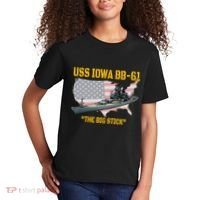 World War Ii Warship Uss Iowa & Ww2 Bb61 Battleship Veteran Kids T-Shirt thumb 2