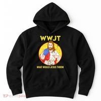 What Would Jesus Throw Frisbee Golf Hoodie thumb 0