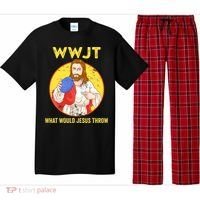 What Would Jesus Throw Frisbee Golf Pajama Set thumb 0