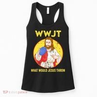 What Would Jesus Throw Frisbee Golf Women's Tank Top thumb 0
