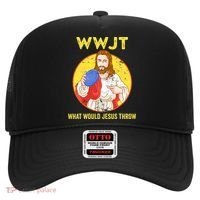 What Would Jesus Throw Frisbee Golf Hat thumb 0