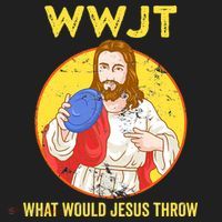 What Would Jesus Throw Frisbee Golf Golf Towel thumb 3