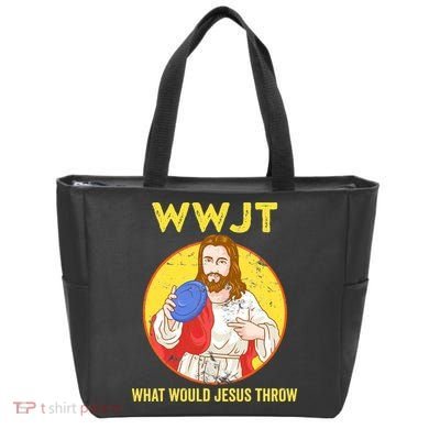 What Would Jesus Throw Frisbee Golf Tote Bag