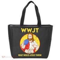 What Would Jesus Throw Frisbee Golf Tote Bag thumb 0