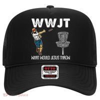 What Would Jesus Throw Christmas WWJT Disc Golf Funny Hat thumb 0