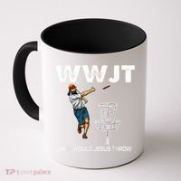 What Would Jesus Throw Golf Disc Coffee Mug thumb 0