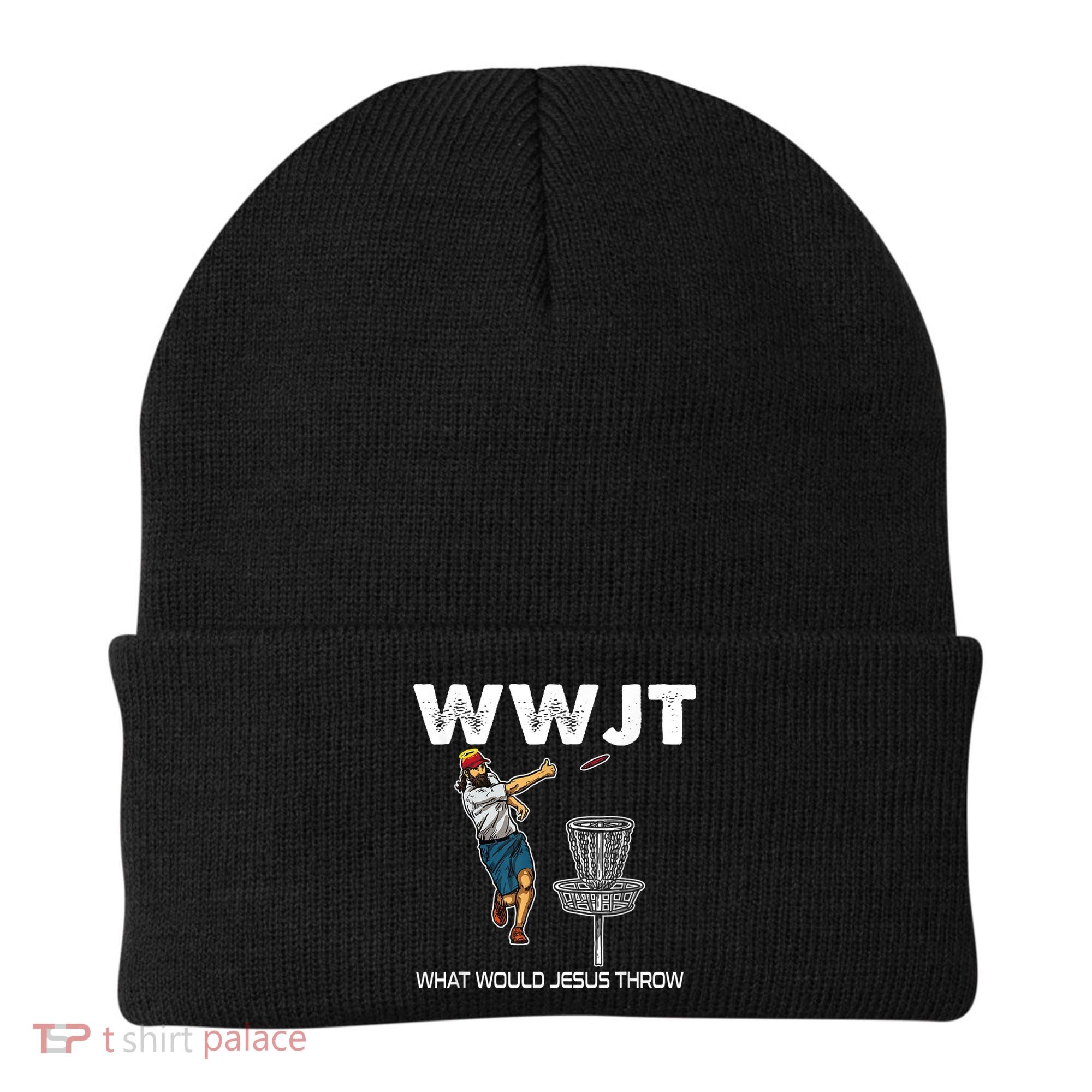 What Would Jesus Throw Golf Disc Beanie