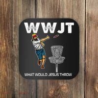 What Would Jesus Throw Golf Disc Coaster thumb 0