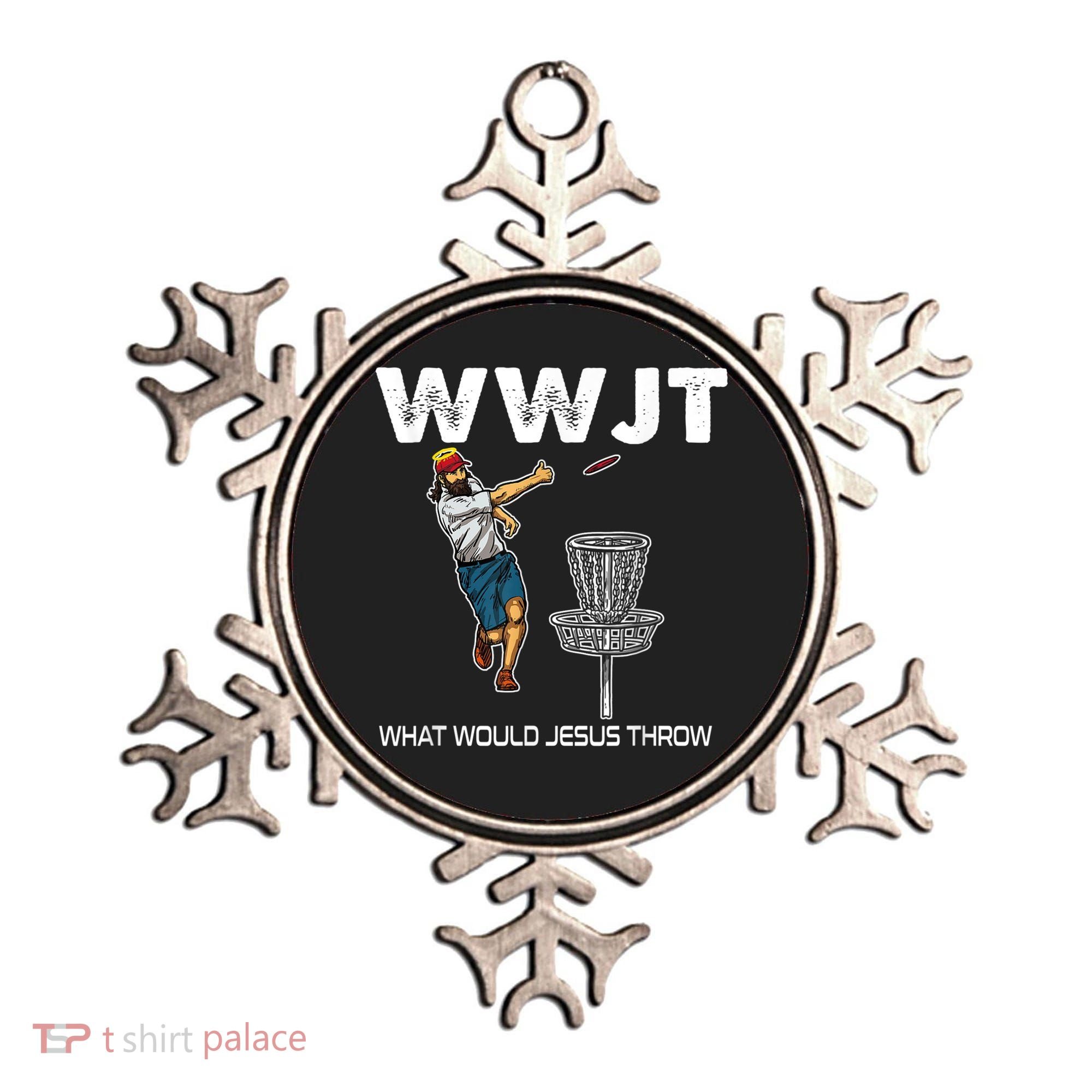 What Would Jesus Throw Golf Disc Ornament