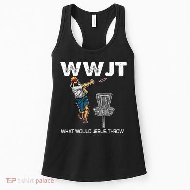 What Would Jesus Throw Golf Disc Women's Tank Top