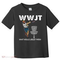 What Would Jesus Throw Golf Disc Toddler T-Shirt thumb 0
