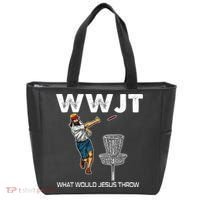 What Would Jesus Throw Golf Disc Tote Bag thumb 0