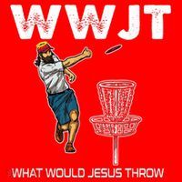 What Would Jesus Throw Golf Disc Santa Hat thumb 1