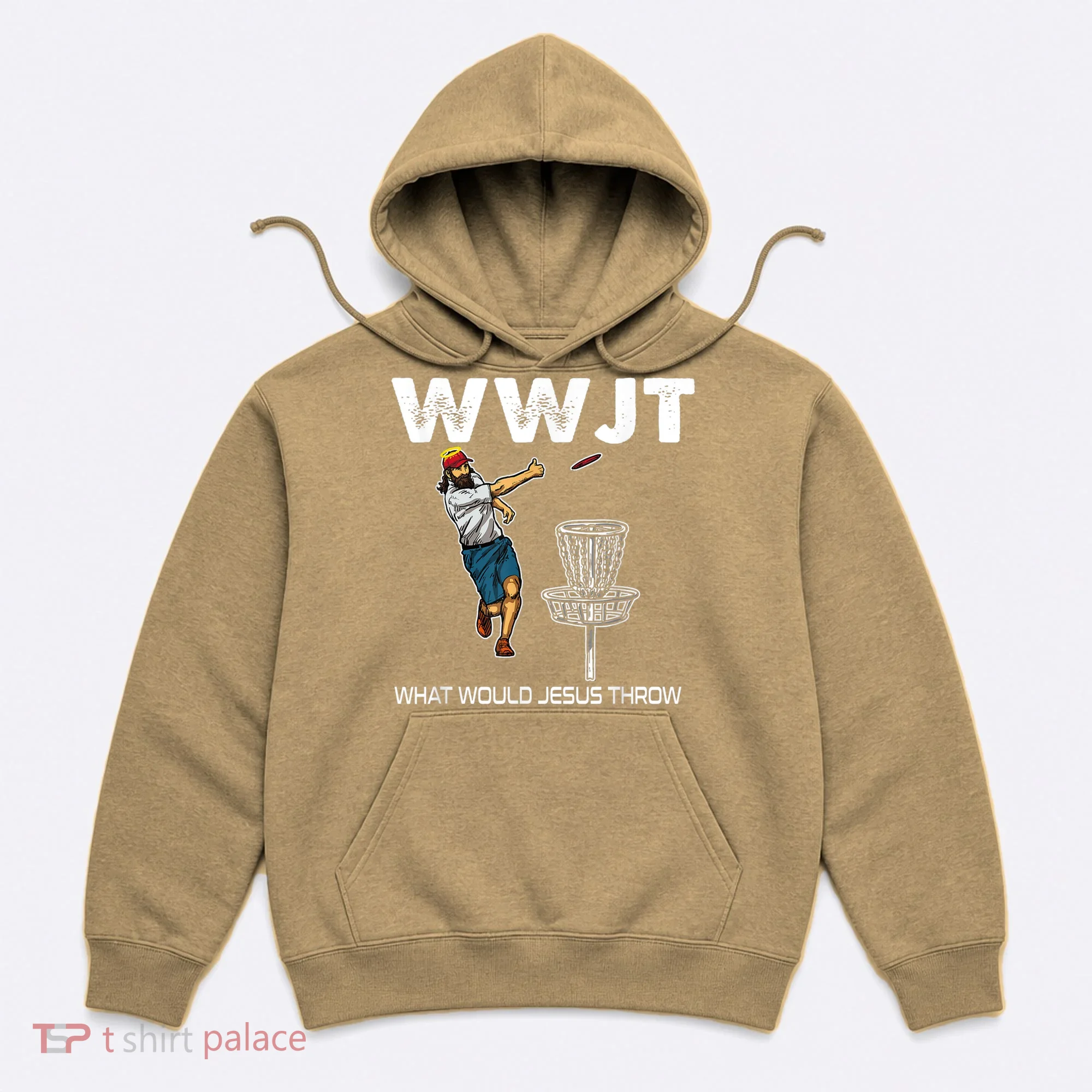 What Would Jesus Throw Golf Disc Hoodie