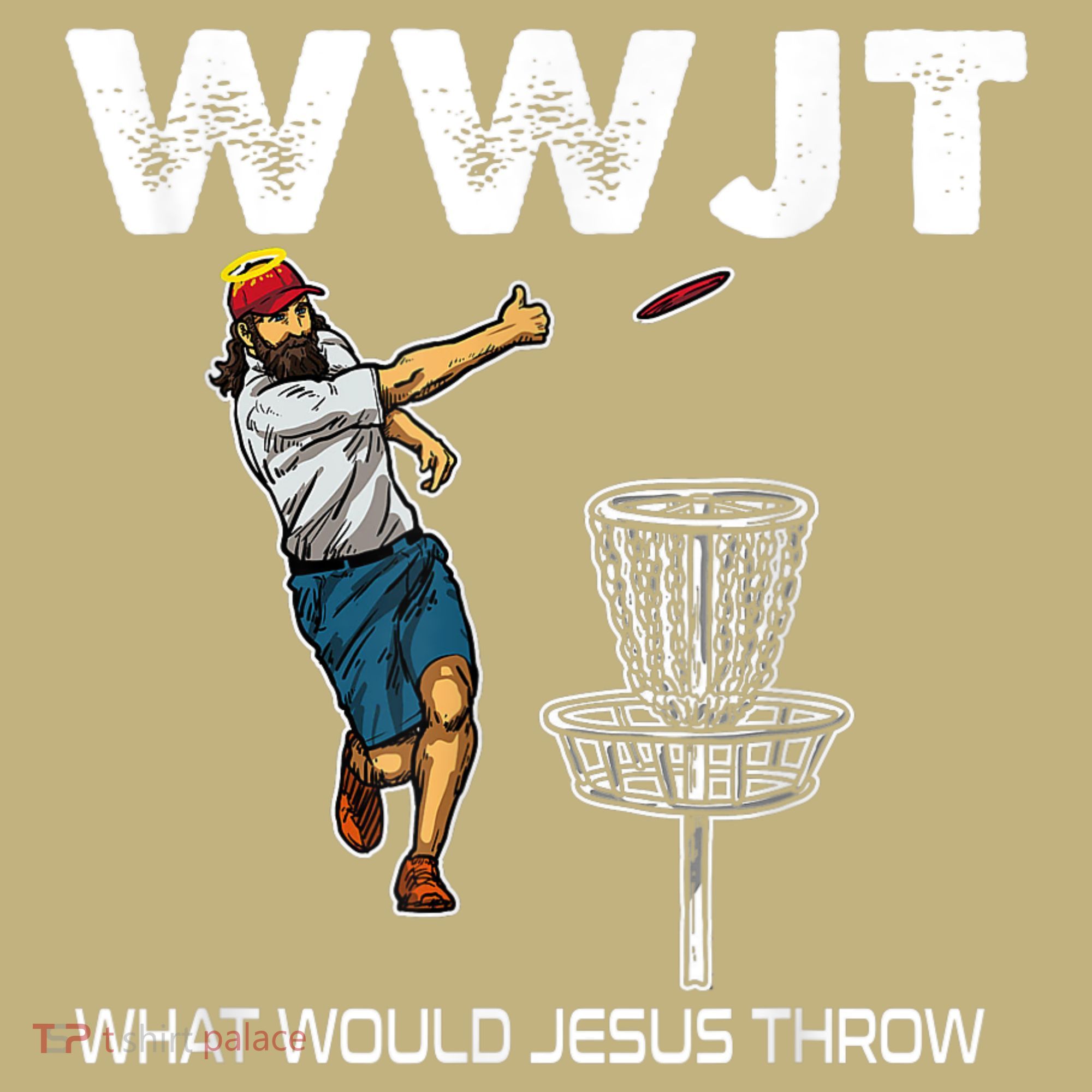 What Would Jesus Throw Golf Disc Sweatshirt