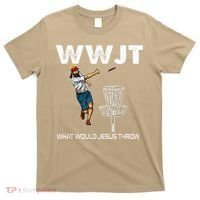 What Would Jesus Throw Golf Disc T-Shirt thumb 0