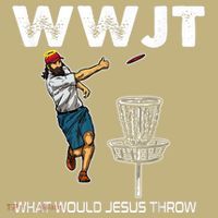 What Would Jesus Throw Golf Disc Mousepad thumb 1