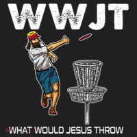 What Would Jesus Throw Golf Disc Women's Sweatshirt thumb 2