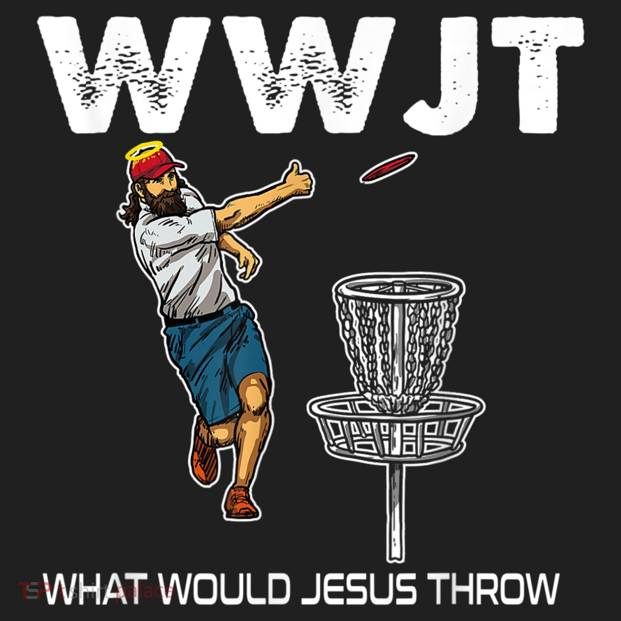 What Would Jesus Throw Golf Disc Women's Sweatshirt