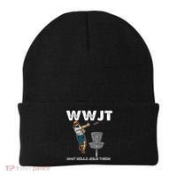 What Would Jesus Throw Golf Disc Beanie thumb 0