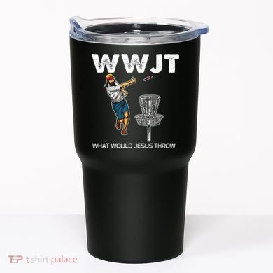 What Would Jesus Throw Golf Disc Tumbler