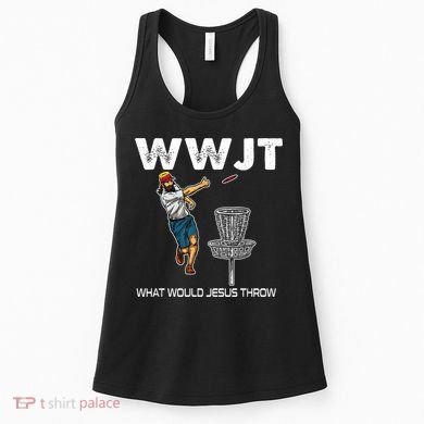What Would Jesus Throw Golf Disc Women's Tank Top