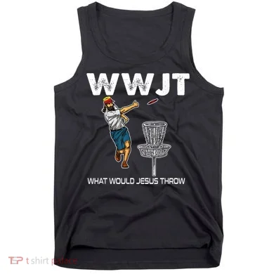 What Would Jesus Throw Golf Disc Tank Top
