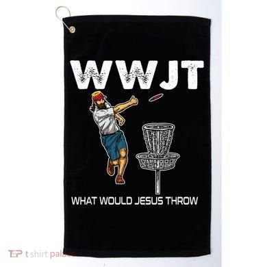 What Would Jesus Throw Golf Disc Golf Towel