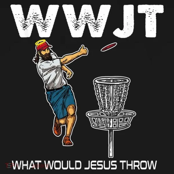 What Would Jesus Throw Golf Disc Kids Hoodie