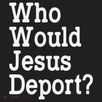 Who Would Jesus Deport Immigrant Rights Women's Sweatshirt thumb 2
