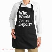 Who Would Jesus Deport Immigrant Rights Apron thumb 2