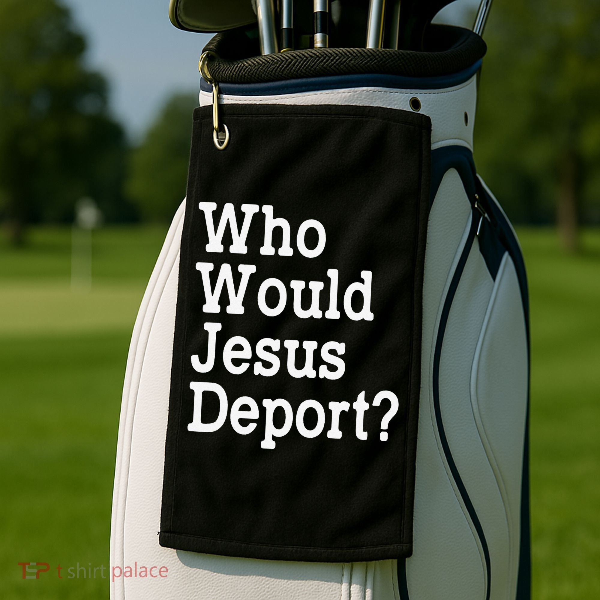 Who Would Jesus Deport Immigrant Rights Golf Towel