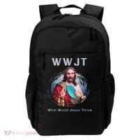 What Would Jesus Throw Funny Disc Golf & Women Backpack thumb 0