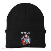 What Would Jesus Throw Funny Disc Golf & Women Beanie thumb 0