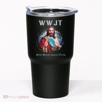 What Would Jesus Throw Funny Disc Golf & Women Tumbler thumb 0