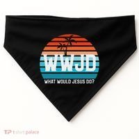 What Would Jesus Do He Would Love First! Wwjd Hwlf USA-Made Doggie Bandana thumb 0