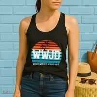 What Would Jesus Do He Would Love First! Wwjd Hwlf Women's Tank Top thumb 2
