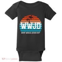 What Would Jesus Do He Would Love First! Wwjd Hwlf Baby Bodysuit thumb 0