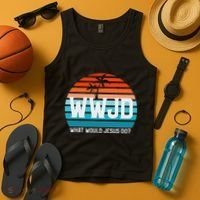 What Would Jesus Do He Would Love First! Wwjd Hwlf Tank Top thumb 4