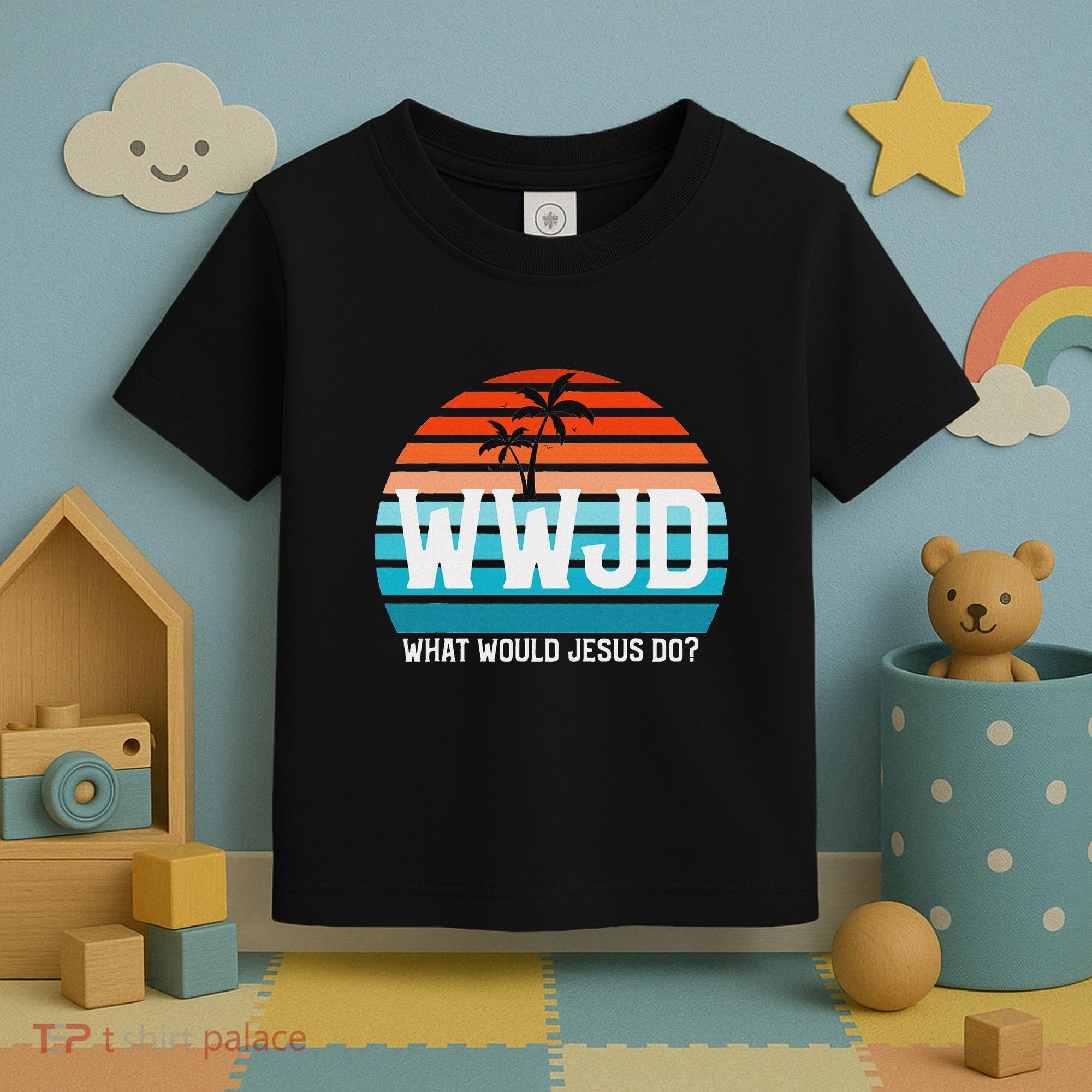 What Would Jesus Do He Would Love First! Wwjd Hwlf Toddler T-Shirt