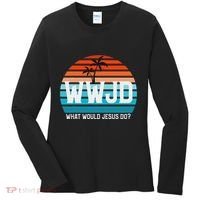 What Would Jesus Do He Would Love First! Wwjd Hwlf Women's Long Sleeve Shirt thumb 0