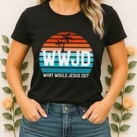 What Would Jesus Do He Would Love First! Wwjd Hwlf Women's T-Shirt thumb 2