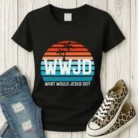 What Would Jesus Do He Would Love First! Wwjd Hwlf Women's T-Shirt thumb 3