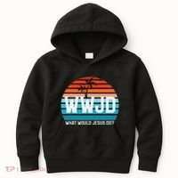 What Would Jesus Do He Would Love First! Wwjd Hwlf Kids Hoodie thumb 0